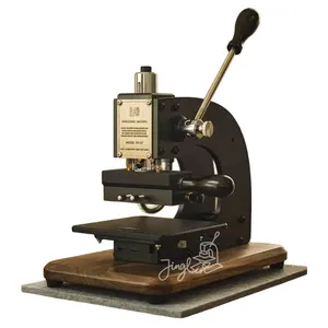 Reliëfmachine Multifunctionele Kleine Handmatige Stempelmachine Diy Logo Letters Hete Folie Stempelmachine Voor Handwerk Leer
