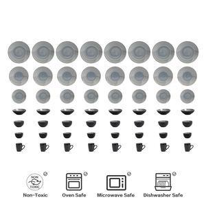 Assiette Ronde en Céramique pour Café, Steak, Dessert et Salade, Promotion de Septembre, Exquise et Unique - Product Image 4