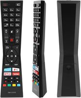 Para JVC Remote YiBiChin 2. 0 RC43101P Control remoto con Prime Video Fplay YouTube y botón NETFLIX No se requiere configuración