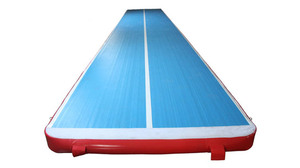 Tapis d'entraînement gonflable en PVC avec logo personnalisé pour piste de gymnastique, disponible en 3m, <span class=keywords><strong>4m</strong></span>, 6m de long avec 10cm d'épaisseur pour une utilisation en salle de sport - Product Image 3