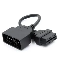 Linkyou Hochwertiges OBD2-Adapterkabel Kupferleiter 22-polig PVC 300mm 24V/12V Kfz-Diagnosewerkzeug