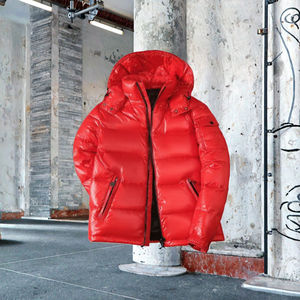 Chaqueta informal de invierno para hombre 2024, Abrigo acolchado con capucha de algodón de gran tamaño con chaqueta de calle acolchada de talla grande - Product Image 2