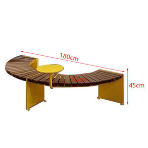 <span class=keywords><strong>Banc</strong></span> long nordique, tabouret rond pivotant, chaise <span class=keywords><strong>arbre</strong></span> courbée pour cour, <span class=keywords><strong>rue</strong></span>, parc, loisirs en extérieur, mobilier d'extérieur et de présentation - Product Image 6