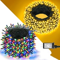 Guirnaldas de Luces LED de Alta Calidad de 10M, 20M, 50M, Luces Decorativas Impermeables para Exteriores, Jardín, Calle, Bodas