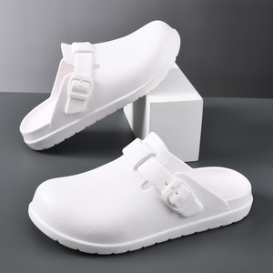 Sandales blanches en EVA pour hommes, antidérapantes, à semelle épaisse, pour usage médical, extérieur et plage, tailles 40-45 - Product Image 1