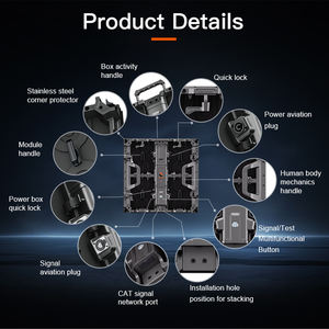 Écran LED extérieur SaiRui haute luminosité en aluminium moulé sous pression, garantie 5 ans, fréquence de rafraîchissement 3840 Hz, raccordement sans fil - Product Image 5