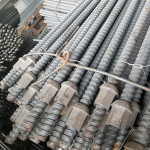 Roof Anchor for Tunneling Right-Handed Anchor Rock Bolt for Mining Support Resin <strong>Rebar</strong> Rock Bolt Fully Ribbed Rock Bolt - Product Image 4