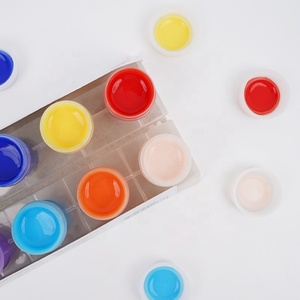 Kit di Pittura di Alta Qualità, <span class=keywords><strong>12</strong></span> Pezzi di Tempera Lavabile in Vasetti <span class=keywords><strong>da</strong></span> 22 ml Ciascuno - Product Image 3