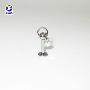 Bijoux de piercing hélix à filetage interne en acier inoxydable plaqué or 316L de la marque <span class=keywords><strong>Zano</strong></span>, cadeau pour enfants pour mariage ou fête de fiançailles - Product Image 2