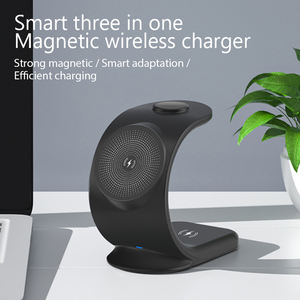 Estación de carga rápida de 15W, soporte de almohadilla de cargador inalámbrico 3 en 1, soporte plegable para <span class=keywords><strong>iPhone</strong></span> 15, 14, 13, 12, <span class=keywords><strong>11</strong></span>, reloj <span class=keywords><strong>AirPods</strong></span> - Product Image 6