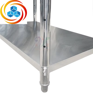 Mesa de Comedor Moderna de Acero Inoxidable para Restaurante con Patas de Acero - Product Image 4