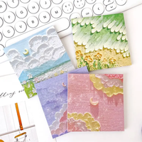 Blocs-notes de conception paysagère colorés, 50 feuilles chacun, non adhésifs, pour le bureau, l'école, l'écriture, lot de blocs-notes