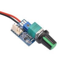 Contrôleur de vitesse PWM 12V DC pour ventilateur, régulateur de vitesse 4 fils, interrupteur de contrôle de température pour ventilateur de refroidissement CPU PC, arrêt manuel