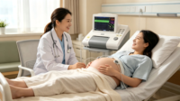 Moniteur cardiaque fœtal 7 pouces en promotion - Appareil CTG avec fréquence fœtale, pression de contraction et mouvements fœtaux