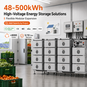 Batterie lithium haute tension 200 kWh 300 kWh 60 kWh 100 kWh 50 kWh 500 kWh Système de stockage d'énergie solaire HV - Product Image 6