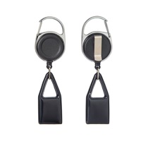 HFK253 Lvhe Laisse briquet rétractable à dôme époxy avec logo personnalisé