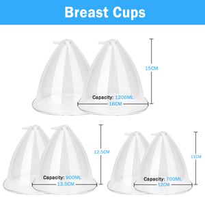 Appareil <span class=keywords><strong>de</strong></span> beauté pour agrandissement des fesses et du sein, petit et léger, 30 tasses et 3 têtes en métal, livraison gratuite - Product Image 3