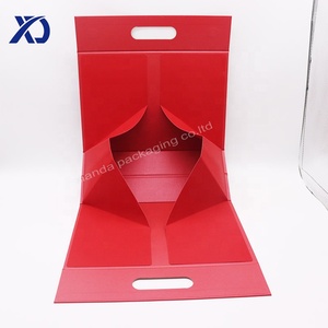 Sang trọng từ gấp quần áo bao bì hộp với xử lý dễ dàng để thực hiện và tái sử dụng tùy chỉnh Giấy hộp quà tặng cho may mặc - Product Image 3