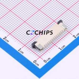 FPC-1.0AX-13PWCR-H25 FFC/FPC Connector SMD,P=1mm,Horizontal Mount Connector Drawer Type Bottom Contact 13P 1mm - Product Image 2