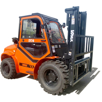Chariot élévateur tout-terrain CPCY40 4T 4x4 avec moteur Xinchai, levage 3m, fourches 1200mm
