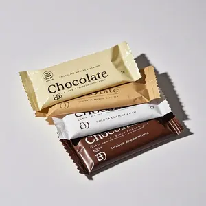 Papel de aluminio impreso personalizado 3 sello lateral bolsita hongo piruleta embalaje comestible Ziplock Mylar barra de chocolate bolsa - Product Image 5