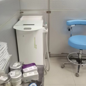 Machine d'aspiration électrique dentaire à pression négative, système d'aspiration buccale portable avec compresseur d'air, blanc, certifié CE - Product Image 3