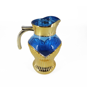 7PCS Luxury Hot Selling Home Decor Ethiopian Blue Coffee Cup <strong>Set</strong> <strong>Tea</strong> Glass <strong>Tea</strong> <strong>Pot</strong> Water Jug <strong>Set</strong> - Product Image 3
