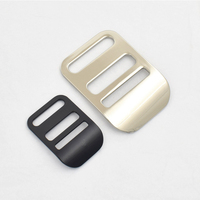 Boucles de ceinture d'épaule réglables en alliage d'aluminium, accessoires de bagages d'extérieur avec serrure à échelle pliable, construction métallique