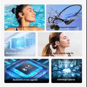 CY-X22 असली हड्डी चालकता खेल हेडफ़ोन नेतृत्व Jl चिपसेट फ्रैंक ipx8 वाटरप्रूफ तैराकी के लिए चल रही साइकिल - Product Image 4