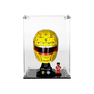 Vitrine en acrylique écologique sur mesure pour casque <span class=keywords><strong>Scuderia</strong></span> HP Lewis Hamilton avec fond imprimé UV - Product Image 3