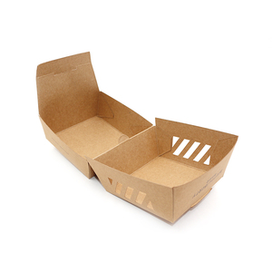 Custom usa <span class=keywords><strong>e</strong></span> getta <span class=keywords><strong>per</strong></span> uso alimentare <span class=keywords><strong>cartone</strong></span> <span class=keywords><strong>per</strong></span> Hamburger scatola <span class=keywords><strong>di</strong></span> <span class=keywords><strong>carta</strong></span> Kraft <span class=keywords><strong>carta</strong></span> Snack imballaggio <span class=keywords><strong>per</strong></span> torta lamina d'oro Upack - Product Image 2