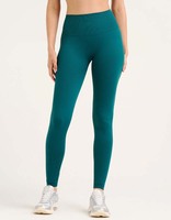 Legging de yoga côtelé taille haute pour femme, contrôle du ventre, extensible, longueur complète, pour entraînement et fitness – Grande Vente