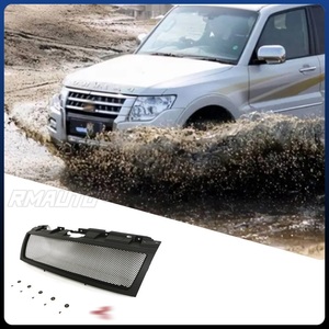 Pour Mitsubishi Pajero V93-V97 2007-2014, calandre avant de voiture, grilles de course, calandre de voiture, kit carrosserie, accessoires de voiture - Product Image 4