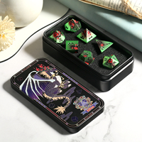Nouveau design de dés de jeu en métal personnalisés mdn jeu de dés de rôle D & D pour donjons et dragons jeu de table