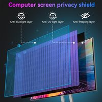 Filtro de Privacidad para Monitor de 19/21.5/23.8/24/27 Pulgadas, Anti-Espía, Anti-Reflejos, Bloqueador de Luz Azul para PC de Escritorio, Venta al Por Mayor de Fábrica