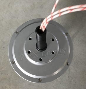 Generador de Imán de Rotor Externo de 100W, 200 RPM, 24V, 95% de Eficiencia, Eje de 30mm de Diámetro, de Aluminio para Energía Eólica RX-PNG220 Qingdao M - Product Image 6