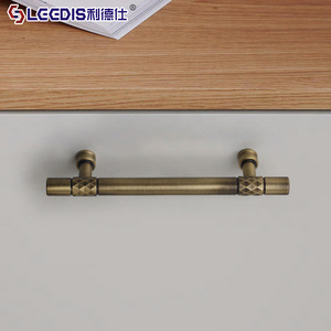 LGEDIS Solid Brass Cabinet Handle T-Shaped Drawer <b>Wardrobe</b> Door Hardware Furniture Accessories Durable Traditional Design - Product Image 2