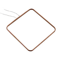 Bobine d'induction RFID personnalisée à induction variable, chargeur sans fil, transmetteur NFC, bobine creuse multicouche à enroulement plat