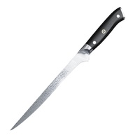 Couteau de chef TELSTAR CK-592 de 8 pouces, acier japonais forgé VG-10 Damas, manche en bois résine, passe au lave-vaisselle