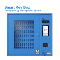 Gabinete de Llaves Inteligente con 75 Ranuras, Caja Fuerte con Control de Llaves RFID, Sistema Electrónico de Gestión de Llaves, Montaje en Pared, NFC, Huella Dactilar, Reconocimiento Facial