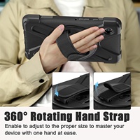 Housse robuste antichoc robuste pour Samsung Galaxy tab A9 8.7 pouces 2023 SM-X110 X115 avec support et bandoulière