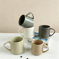 Tasse à café en porcelaine de haute qualité, style nordique, pour petit-déjeuner, pour couple, design créatif et frais, compatible micro-ondes, pour usage au bureau, transfrontalier
