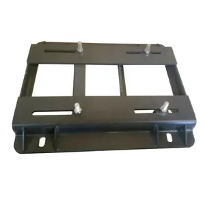 High Quality Powder Coated Black Steel Adjustable Motor Base Plate