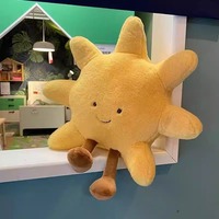 Coussin en peluche mignon Soleil et Lune, doux et câlin, vente directe usine, pour couple et meilleur ami, décoration de chambre