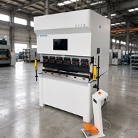 Prensa Plegadora Eléctrica CNC de 65T y 1250mm con Doble Servo y Cortina de Luz de Seguridad para Plegado de Chapa Metálica
