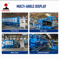Machine de moulage de blocs EPS à haute capacité de production avec système de contrôle PLC pour la ligne de production de panneaux isolants de construction