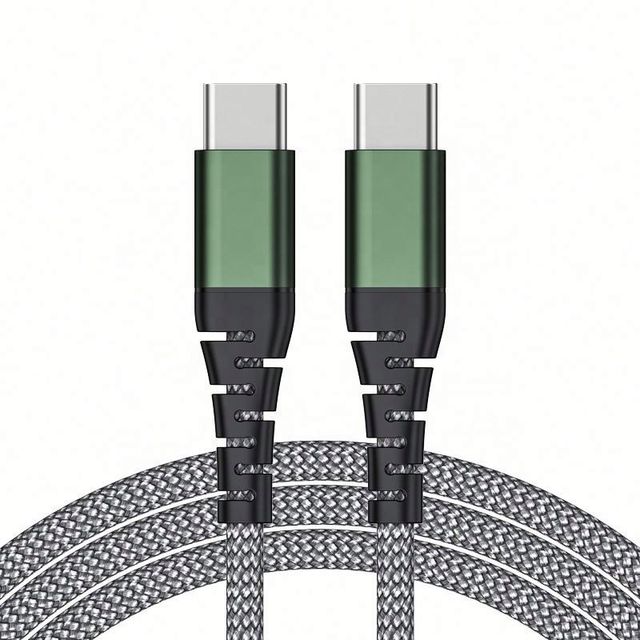 New Design 100W Type C Cables 5A Metal USB Data Charging Cable 3A 60W Android Nylon USB Cable for Ios Laptop Mobile