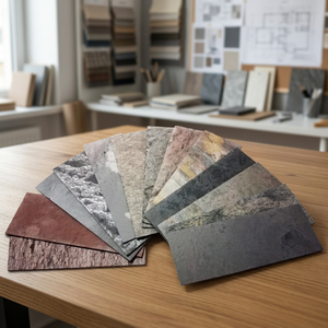 Panneau de revêtement mural intérieur en ardoise mince, surface polie, design minimaliste, durable - Product Image 3