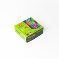 FEO Bande lumineuse à LED personnalisée imprimée au laser Boîte d'expédition en carton ondulé papier postal avec doublure en éponge