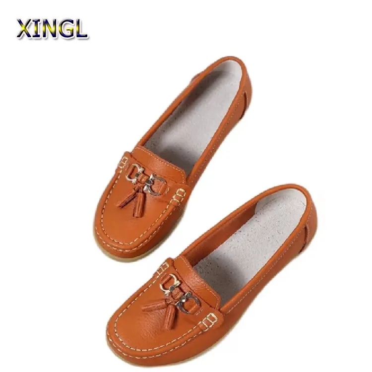 Popular Women's Small Leather Shoes Flat Comfort Single Shoes Fashion 10 Colors Nurse Shoes